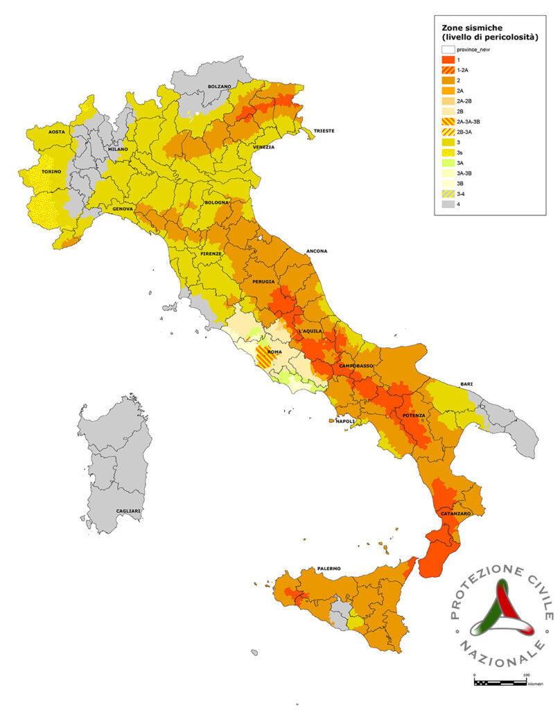 Zone Sismiche Italia Consorzio Poroton® Italia 2019